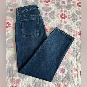 Talbots Flawless High Waist Modern Ankle Dark Blue Straight Leg Jeans Women’s 6